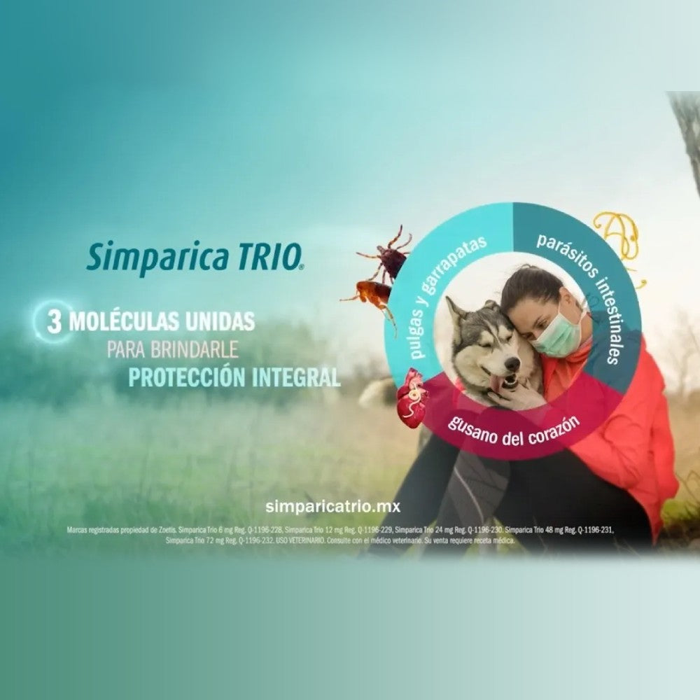 Simparica Trio Comprimidos Masticables