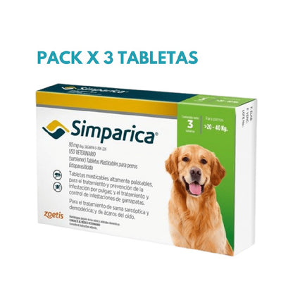 Simparica Trio Comprimidos Masticables
